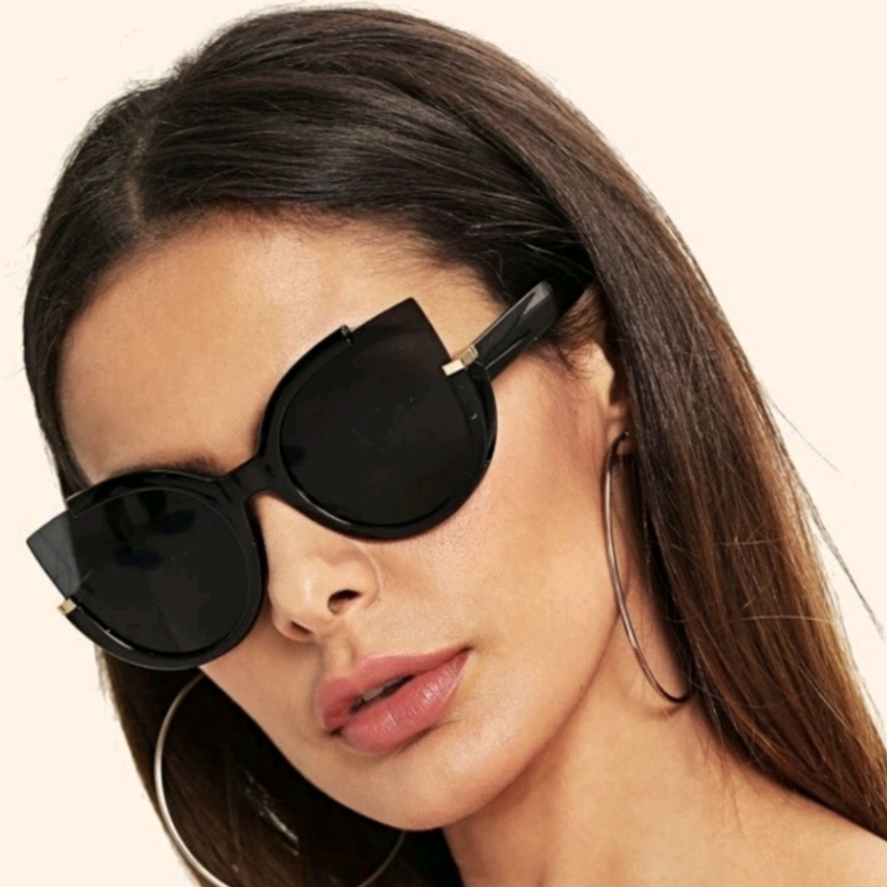 Rose Gold Cat Sunglasses